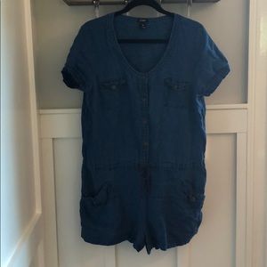 JCrew denim romper